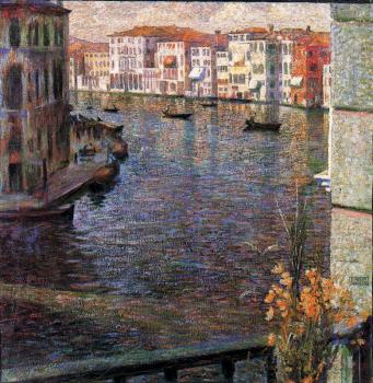 翁貝托 波丘尼 The Grand Canal in Venice